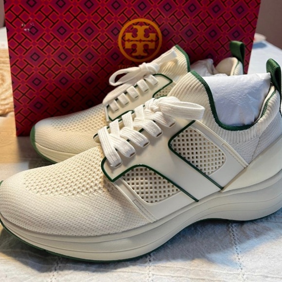Tory burch T sock runner sneakers 8.5 - 9 - Picture 1 of 6